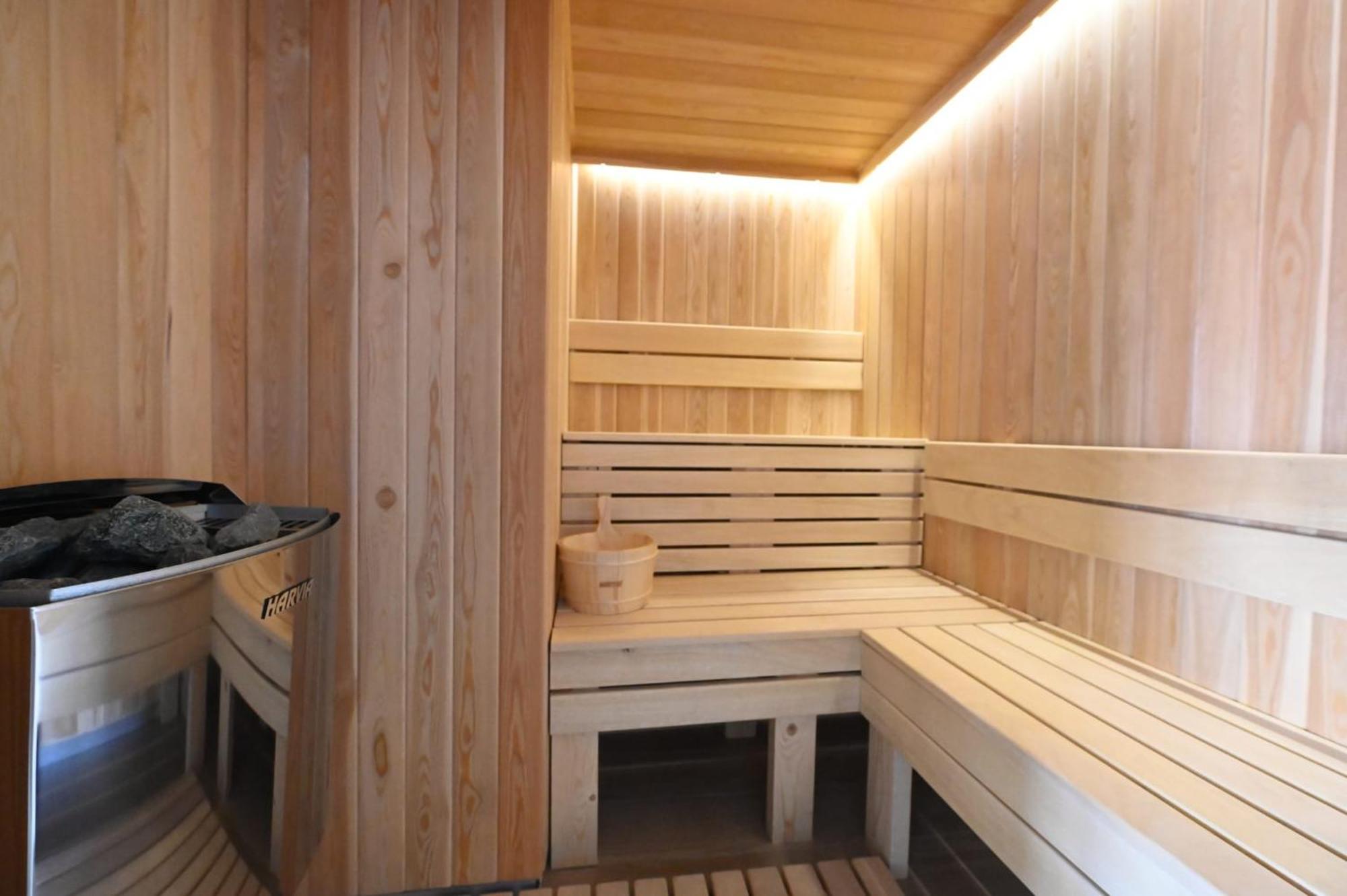 Aniroc Signature Hotel Arad Buitenkant foto A modern Finnish sauna