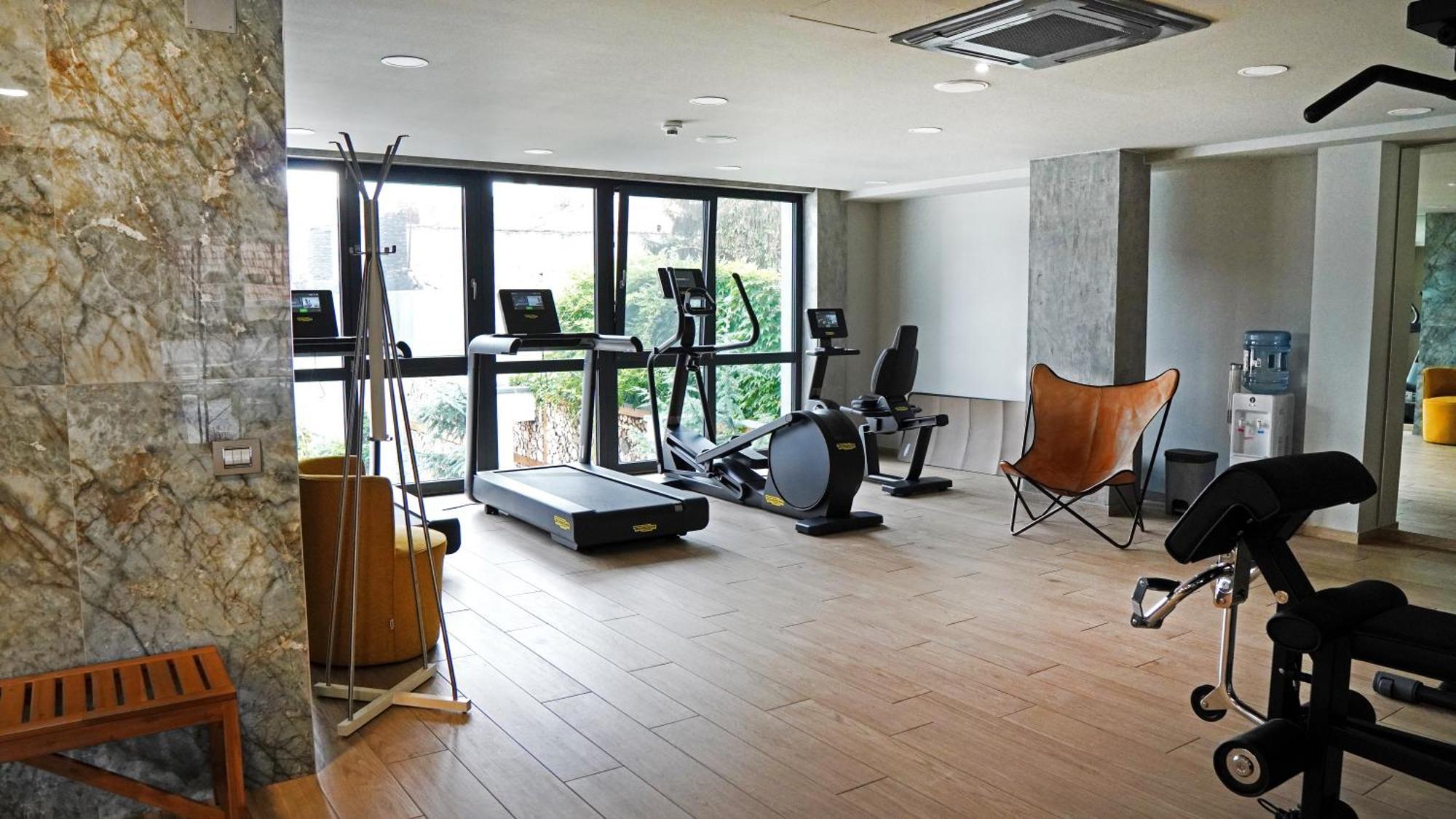 Aniroc Signature Hotel Arad Buitenkant foto A gym in a hotel